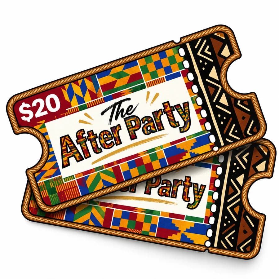 After Party ticket illustration